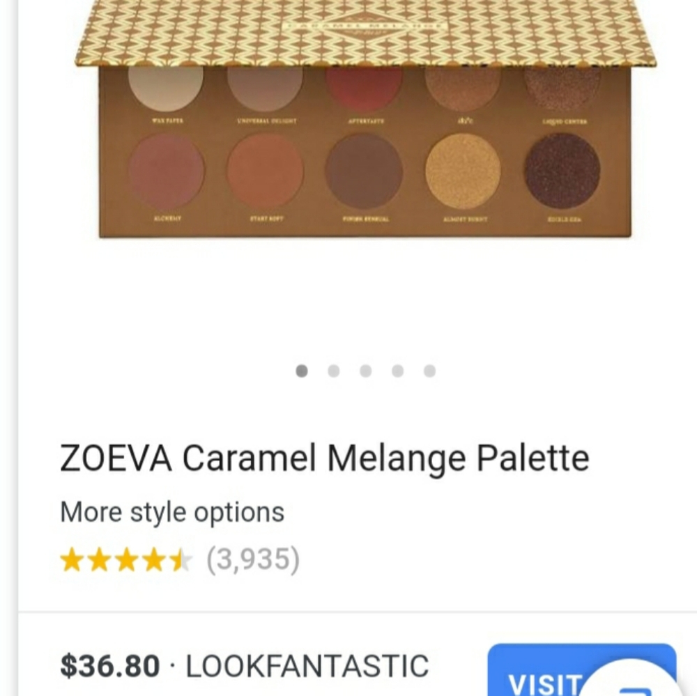 Zoeva Caramel Melange Palette
